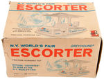 NYWF 1964-65 “GREYHOUND ESCORTER” BOXED FRICTION TOY.