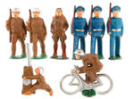 MANOIL TOY SOLDIERS LOT.