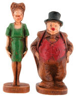 "MAGGIE & JIGGS" BOXED MULTI-PRODUCTS FIGURE PAIR.