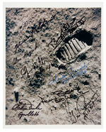 NASA ASTRONAUTS MULTI-SIGNED "MOONWALKERS" PHOTO.