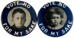 PROHIBITION GROUP OF EIGHT BUTTONS FROM EARLY 1900s.