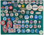 GEORGE McGOVERN COLLECTION OF 63 PINS FROM 1972.