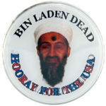 BIN LADEN ALIVE THAN DEAD PHOTOGRAPHIC IMAGE CHANGING FLASHER BUTTON.