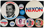 NIXON 1972 ERA COLLECTION OF APPROXIMATELY 140 BUTTONS AND PINS.