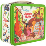 DISNEY'S "JUNGLE BOOK" METAL LUNCHBOX WITH THERMOS.