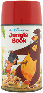 DISNEY'S "JUNGLE BOOK" METAL LUNCHBOX WITH THERMOS.