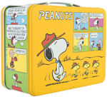 "PEANUTS" METAL LUNCHBOX WITH THERMOS.