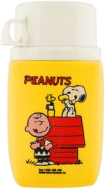 "PEANUTS" METAL LUNCHBOX WITH THERMOS.