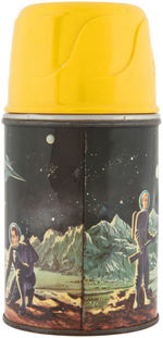 "TOM CORBETT SPACE CADET" METAL LUNCHBOX WITH THERMOS.