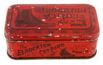 "BROCKTON CUT PLUG" TOBACCO TIN.