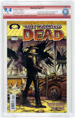 "THE WALKING DEAD" #1 OCTOBER 2003 CBCS VERIFIED SIGNATURE 9.4 NM.