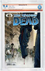 "THE WALKING DEAD" #4 JANUARY 2004 CBCS VERIFIED SIGNATURE 9.4 NM.