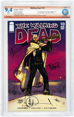 "THE WALKING DEAD" #10 JULY 2004 CBCS VERIFIED SIGNATURE 9.4 NM.