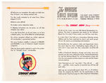 "STRAIGHT ARROW" COLOR BROCHURE FOR RETAIL BUYERS.