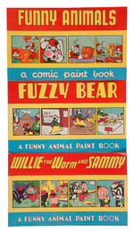 "A COLORING BOX OF FUNNY ANIMAL PAINT BOOKS" WITH HOPPY THE MARVEL BUNNY.