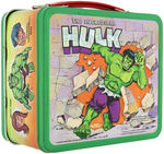 "THE INCREDIBLE HULK" METAL LUNCHBOX WITH THERMOS.