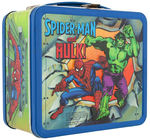 "CAPTAIN AMERICA, SPIDER-MAN AND THE HULK" UNUSED METAL LUNCHBOX WITH THERMOS.