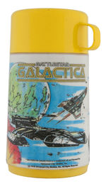 "BATTLESTAR GALACTICA" UNUSED METAL LUNCHBOX WITH THERMOS.