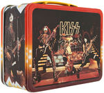 "KISS" UNUSED METAL LUNCHBOX WITH THERMOS.