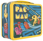 "PAC-MAN" UNUSED METAL LUNCHBOX WITH THERMOS.