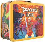 "DRAGON'S LAIR" UNUSED METAL LUNCHBOX WITH THERMOS.