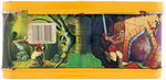 "DRAGON'S LAIR" UNUSED METAL LUNCHBOX WITH THERMOS.