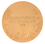 MEDAL AWARDED TO WILT CHAMBERLAIN FOR VOLKSWAGEN TV AD.