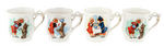 "BUSTER BROWN" CHILD'S PARTIAL TEA SET.