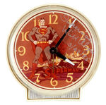 KIRK ALYN SIGNED SUPERMAN CLOCK.