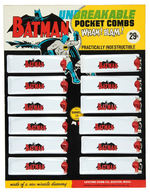 "BATMAN UNBREAKABLE POCKET COMBS" FULL STORE DISPLAY.