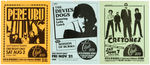 "BOOKIE'S CLUB" PUNK & POST-PUNK BAND FLYER LOT.