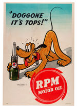 PLUTO "RPM MOTOR OIL" POSTER.