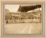 1924 WALTER JOHNSON BARNSTORMING TEAM PHOTO FEATURING A YOUNG LOU GEHRIG.