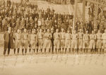 1924 WALTER JOHNSON BARNSTORMING TEAM PHOTO FEATURING A YOUNG LOU GEHRIG.