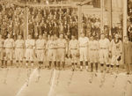 1924 WALTER JOHNSON BARNSTORMING TEAM PHOTO FEATURING A YOUNG LOU GEHRIG.