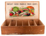 "BRECK'S SEEDS" STORE DISPLAY BOX.