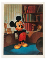 "MICKEY MOUSE ANNIVERSARY SERIES" JOHN HENCH SIGNED LITHOGRAPH SET.