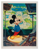 "MICKEY MOUSE ANNIVERSARY SERIES" JOHN HENCH SIGNED LITHOGRAPH SET.