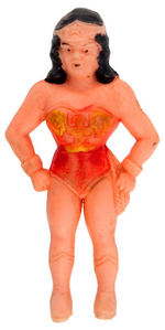 WONDER WOMAN RUBB'R NIK RARE FIGURE.