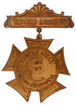 FRANK MERRIWELL EARLY AND HISTORIC DIME NOVEL PREMIUM BADGE.