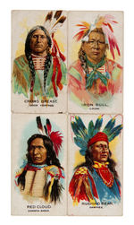 "INDIAN CHIEFS" BRITISH AMERICAN TOBACCO CARDS LOT.