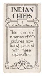 "INDIAN CHIEFS" BRITISH AMERICAN TOBACCO CARDS LOT.