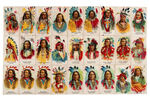 "INDIAN CHIEFS" BRITISH AMERICAN TOBACCO CARDS LOT.