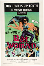 "THE WILD WORLD OF BAT WOMAN" MOVIE POSTER.