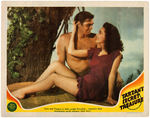 "TARZAN'S SECRET TREASURE" LOBBY CARD PAIR.