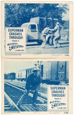 "ATOM MAN VS. SUPERMAN" LOBBY CARD LOT.