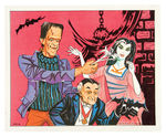 "THE MUNSTERS DELUXE RUB-ONS MAGIC PICTURE TRANSFERS" BOXED SET.