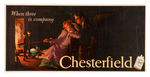 C. E. CHAMBERS “CHESTERFIELD” LINEN-MOUNTED TROLLEY SIGN PROOF.