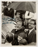 HUBERT HUMPHREY 1968 PRESIDENTIAL CAMPAIGN YEAR LETTERS AND SIGNED PHOTO FROM GETTYSBURG.