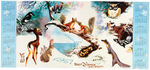 WALT DISNEY STUDIO 1955-1959 CHRISTMAS CARD LOT.